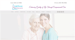 Desktop Screenshot of lighthousehomecare.com